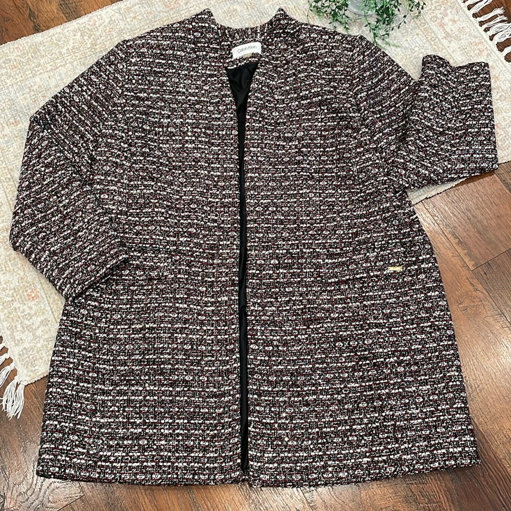 Calvin Klein tweed blazer 20w